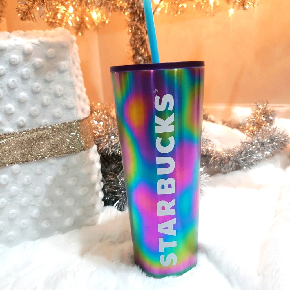 New Starbucks 🌈 Iridescent 24oz Tumbler